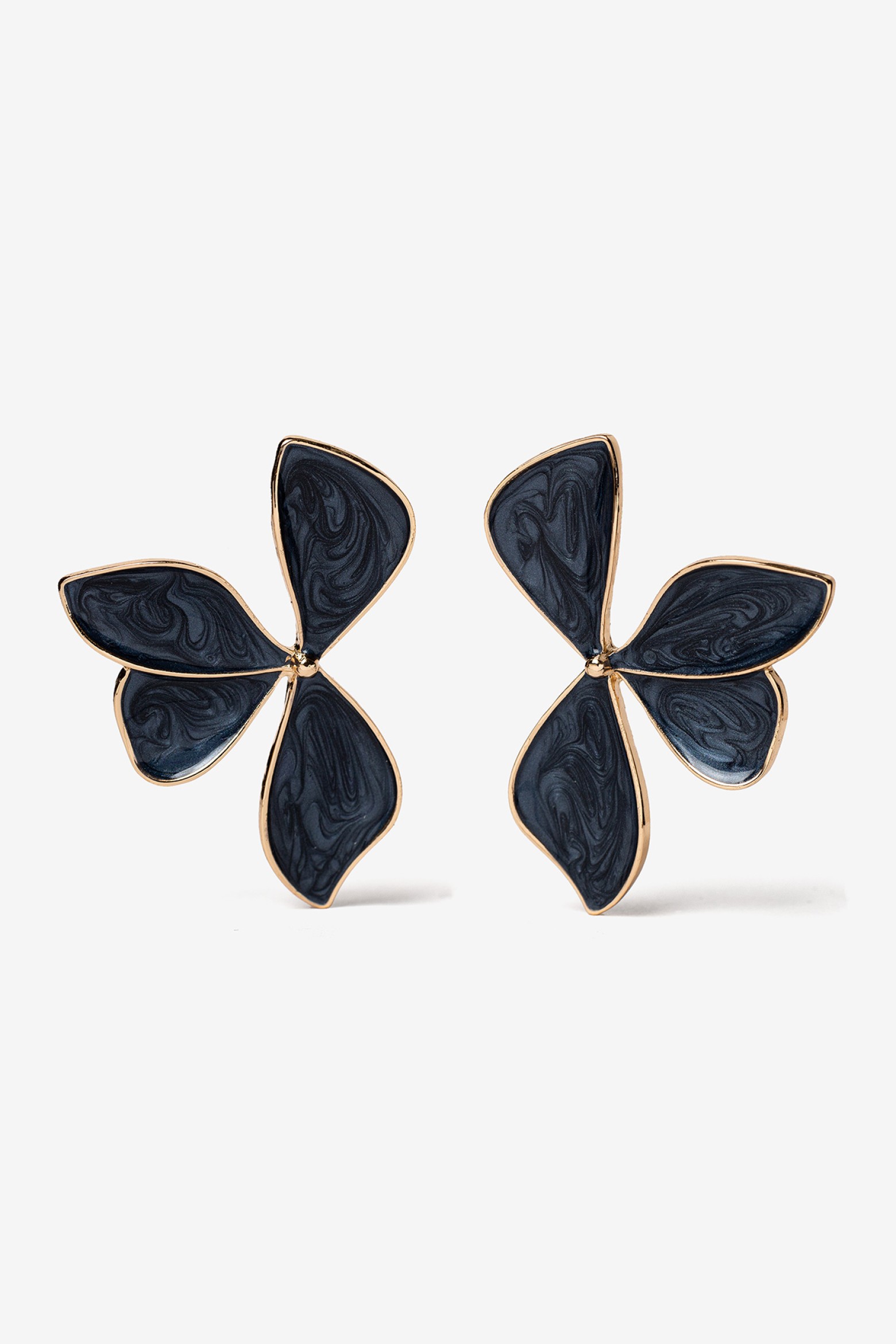 Enamel Flower Earrings