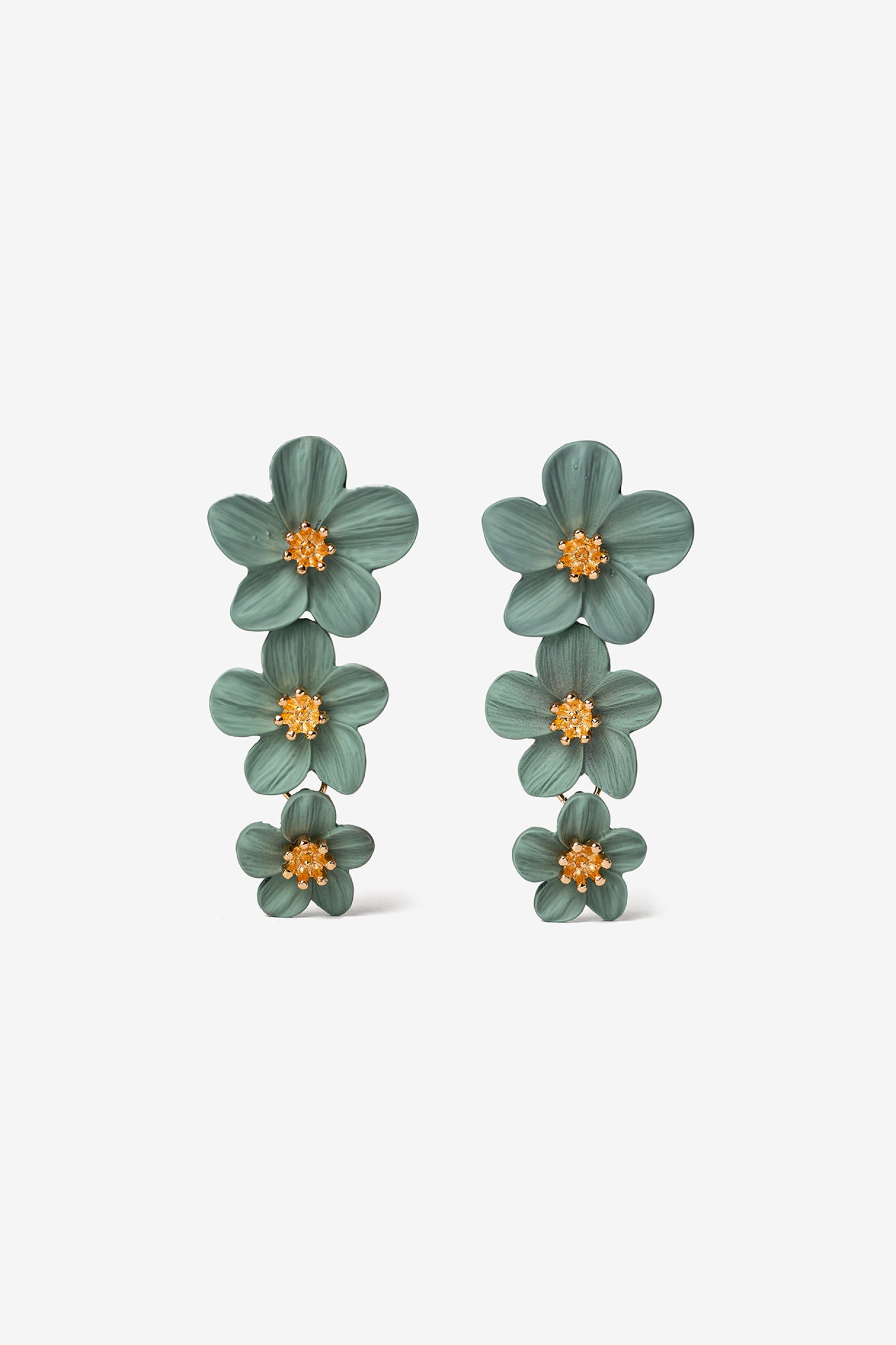 Matte Flower Earrings