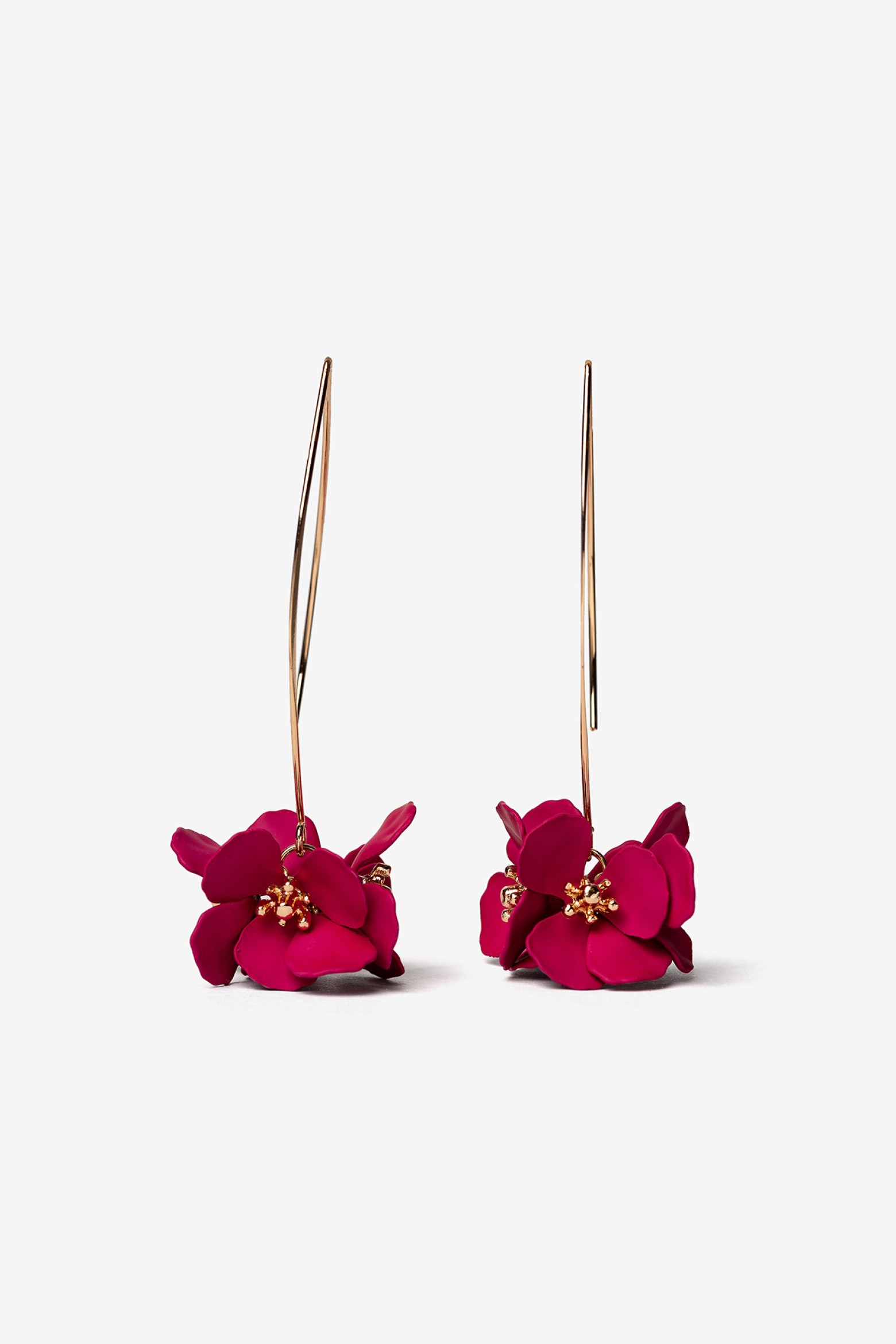 Floral Hook Earrings
