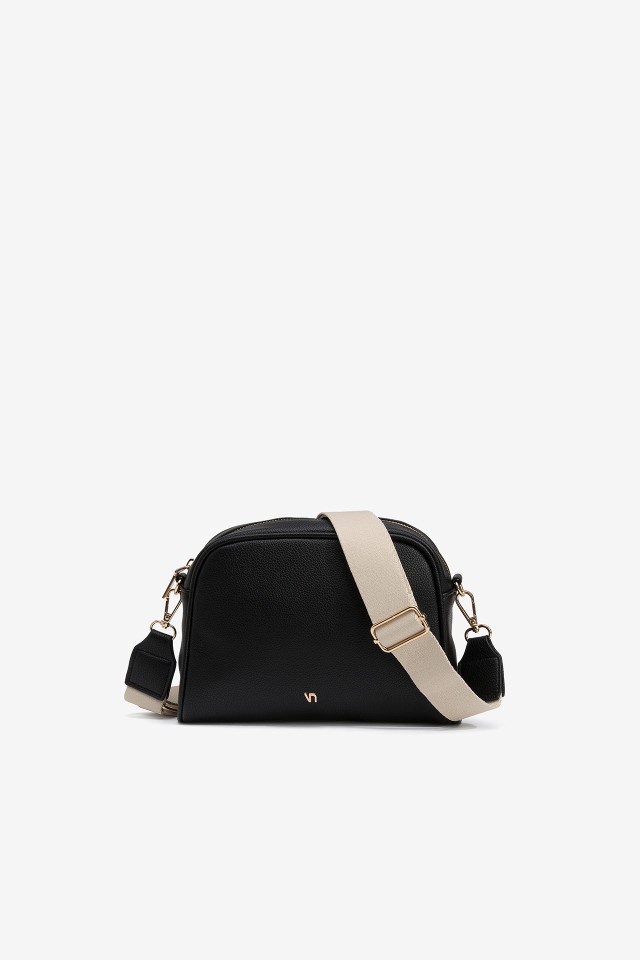 Faux Leather Crossbody Bag