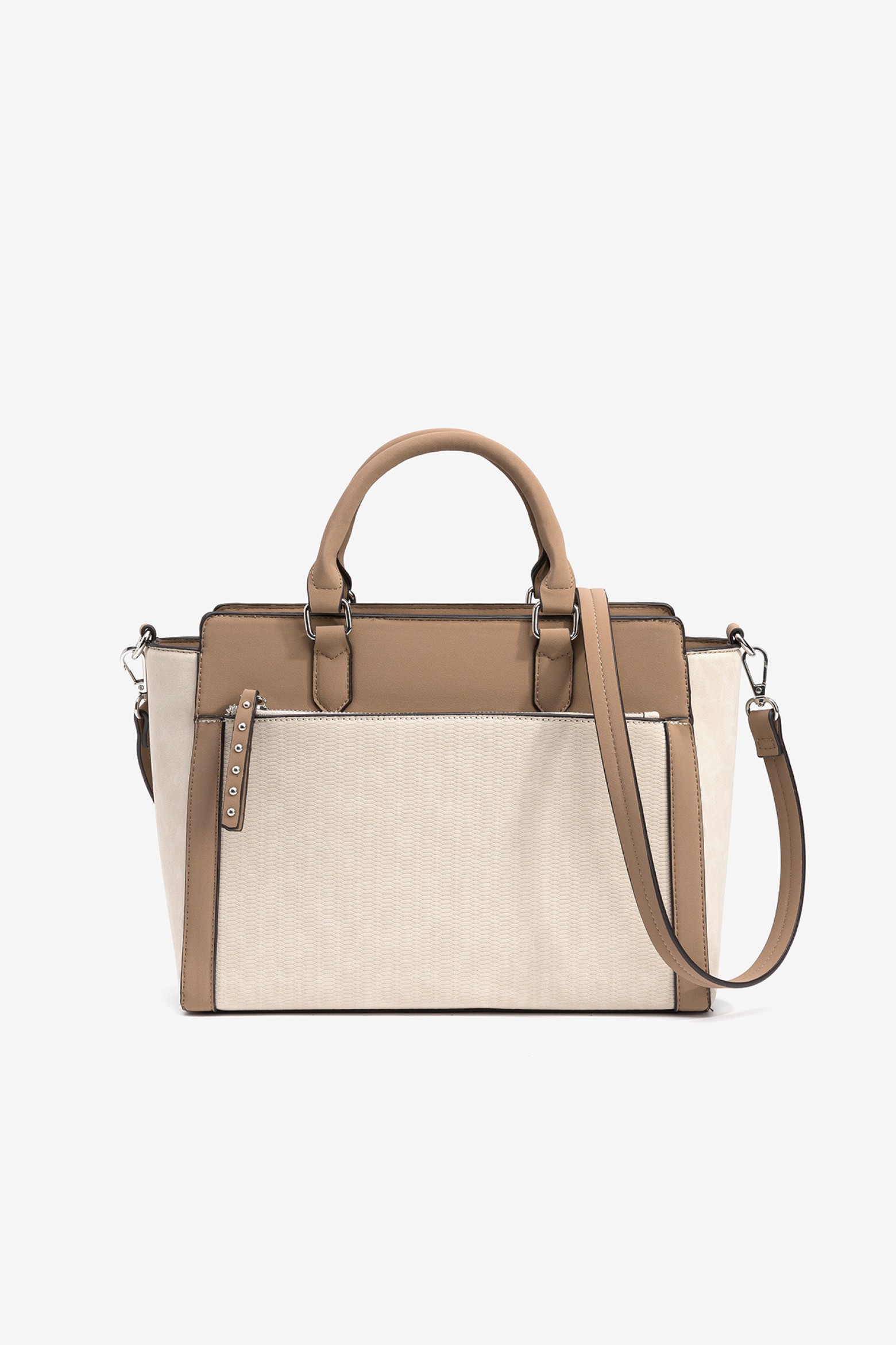Bolso City Efecto Gamuza Bicolor