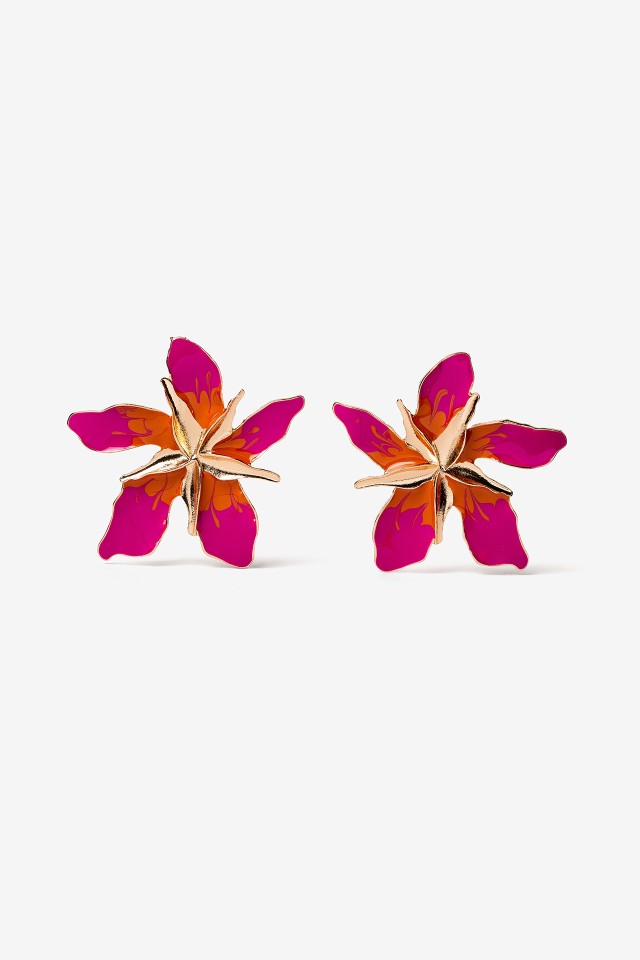 Pendientes Florales Esmaltados