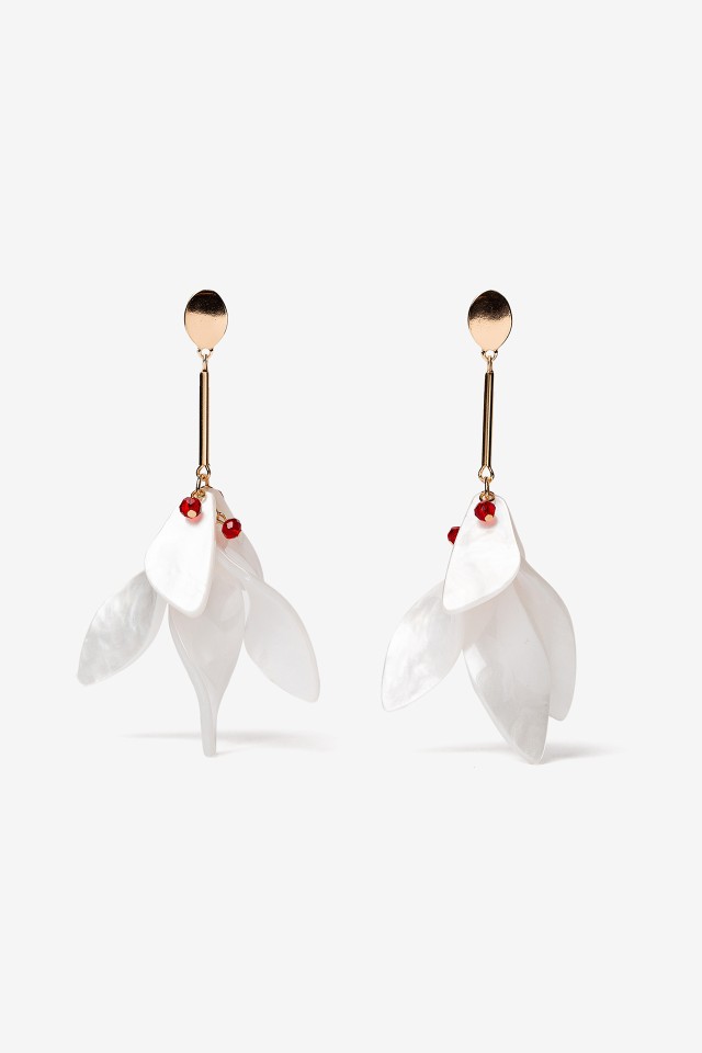Pendientes Ptalos Acrlicos
