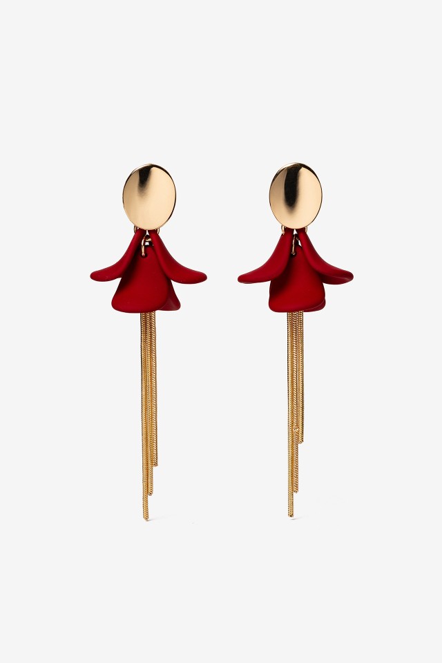 Pendientes Colgantes con Flecos