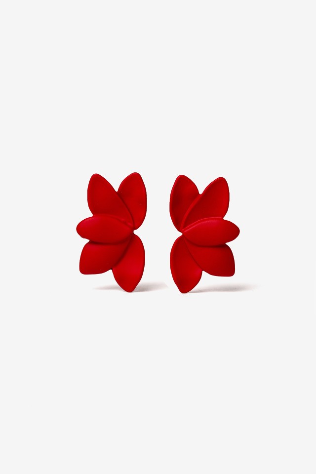Pendientes Hojas Mate