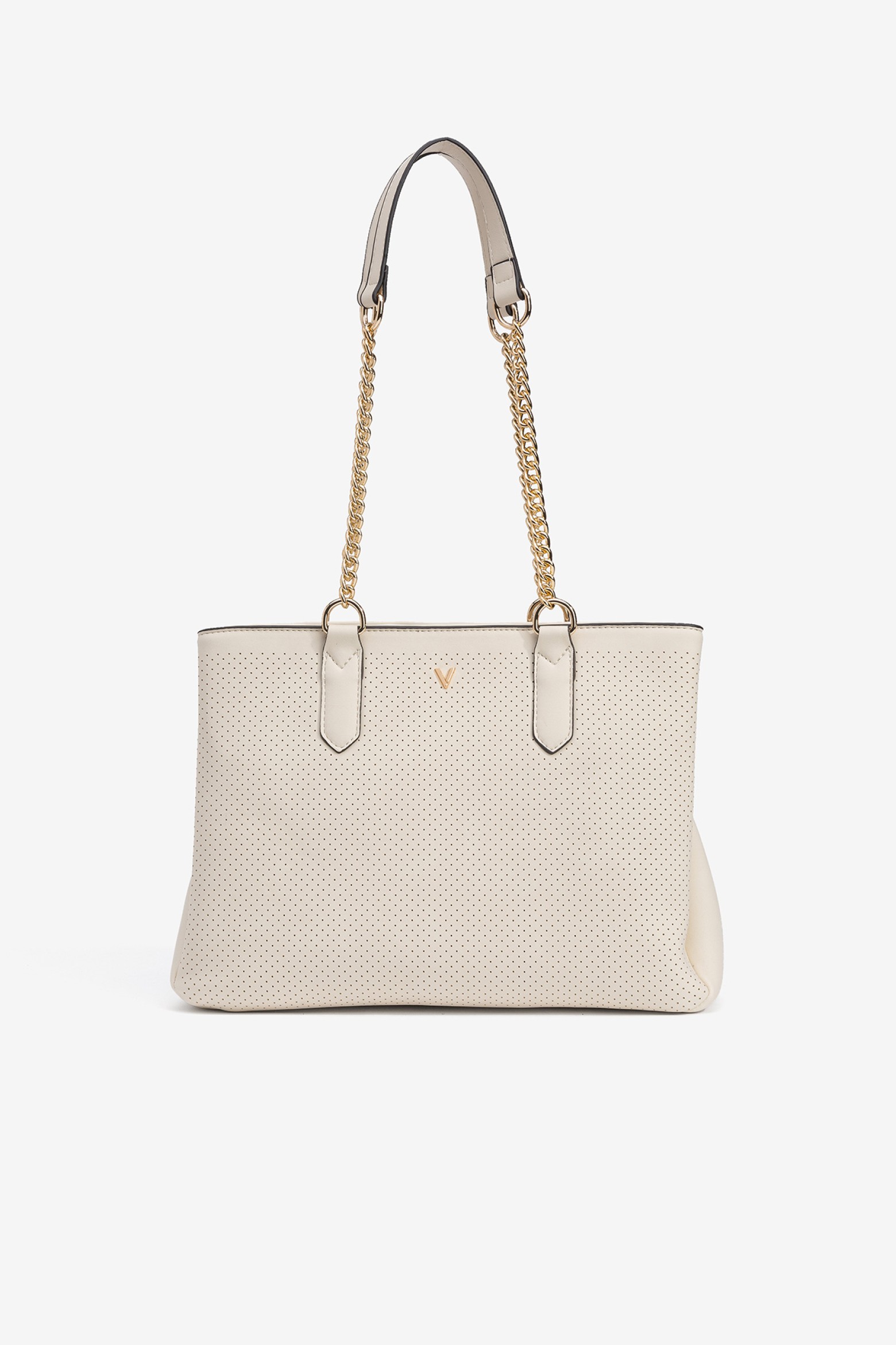 Suede-Effect City Bag