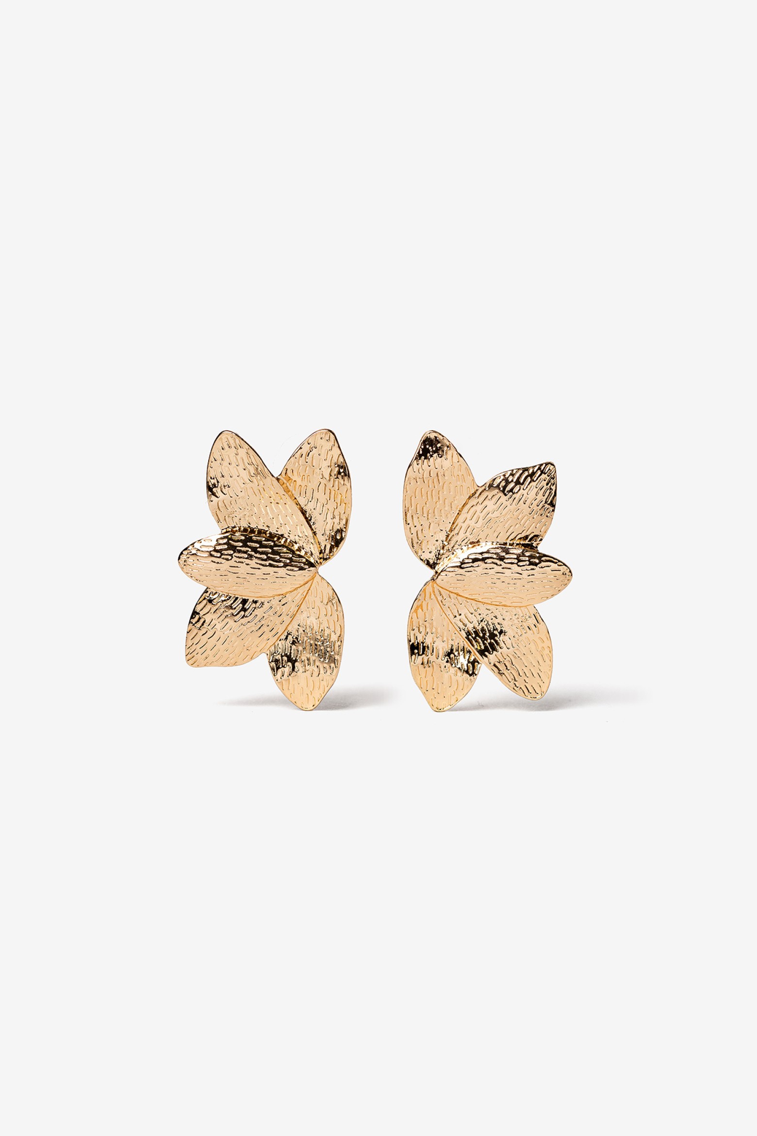 Textured Metallic Earrings