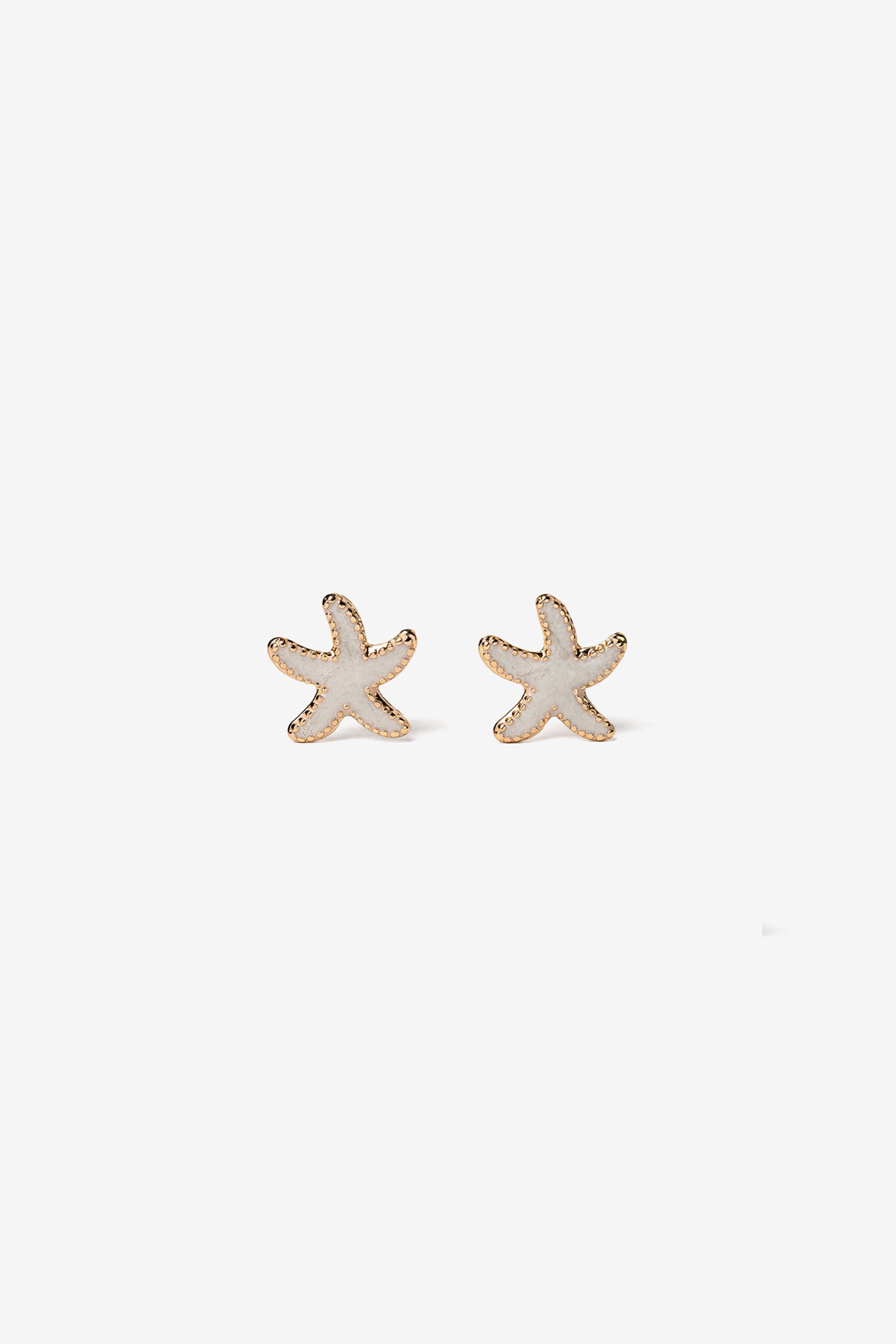 Enamel Starfish Earrings