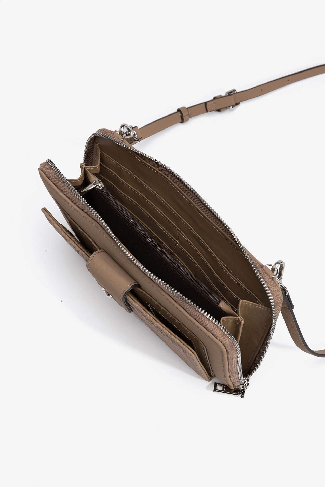 Porta-Moedas Tiracolo Efeito Camura