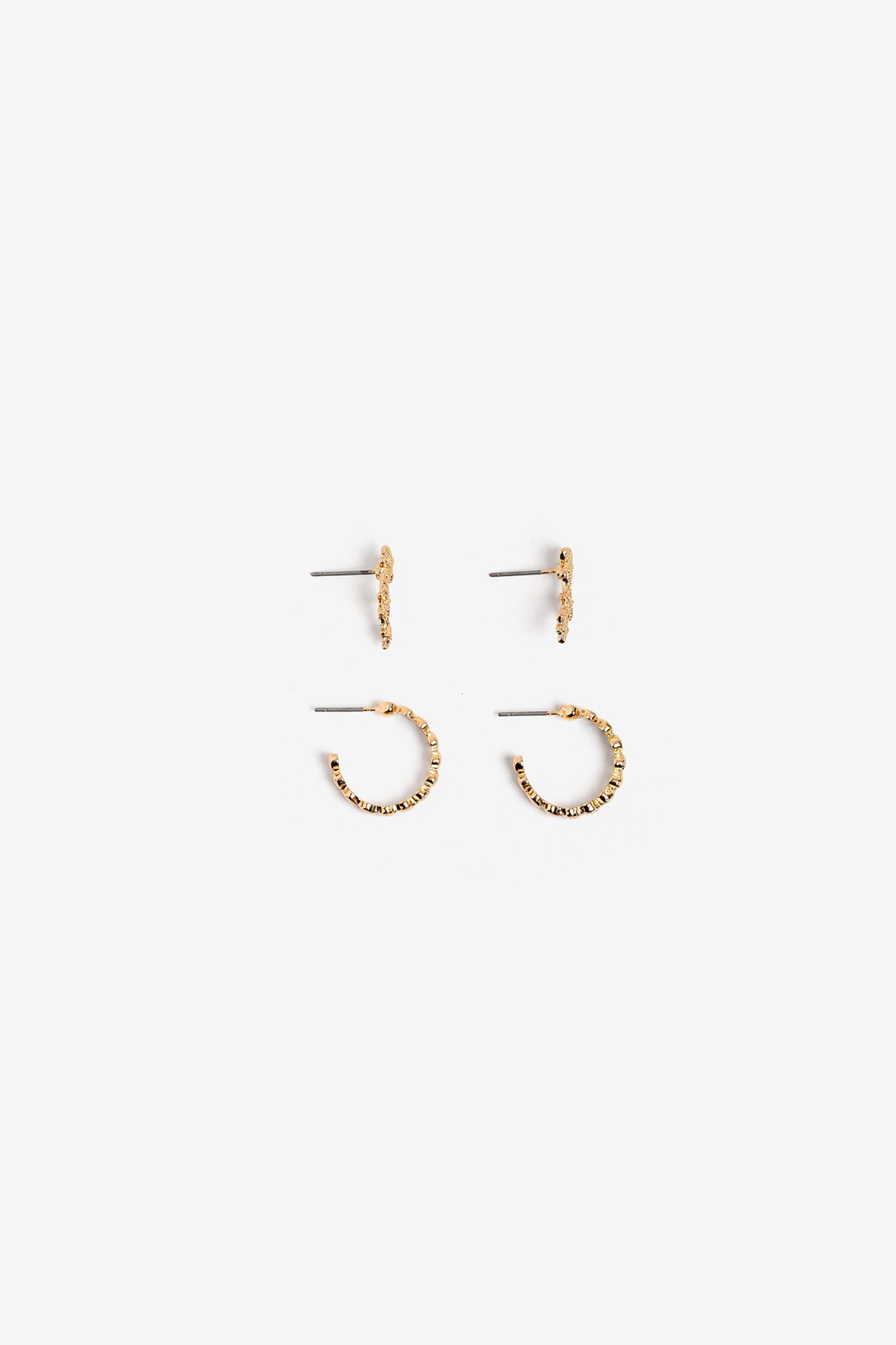 Pack of 2 Hoop Shell Earrings