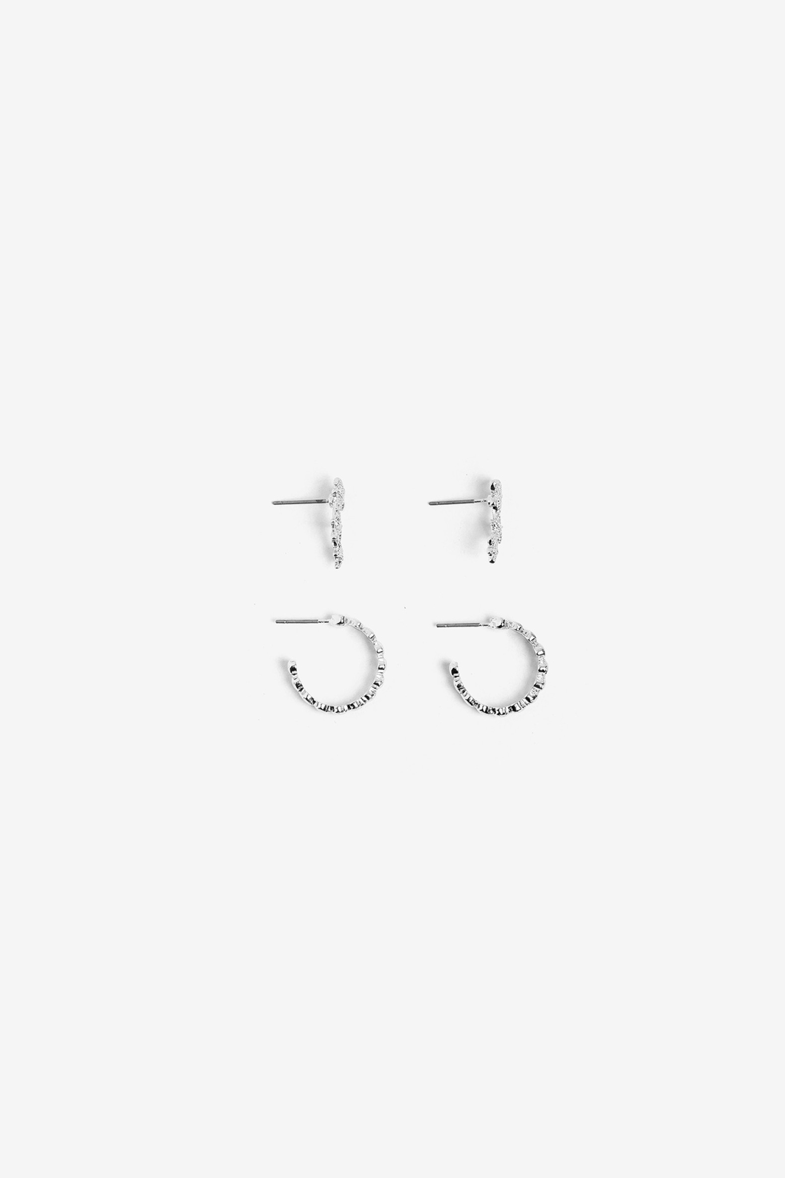 Pack of 2 Hoop Shell Earrings