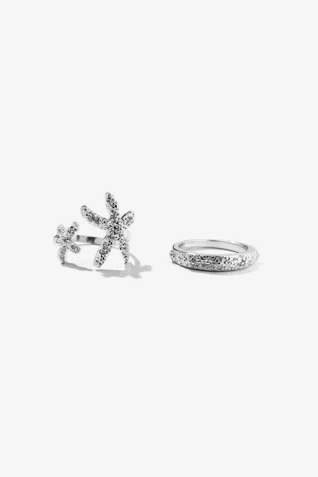 Pack 2 Anillos Estrella de Mar