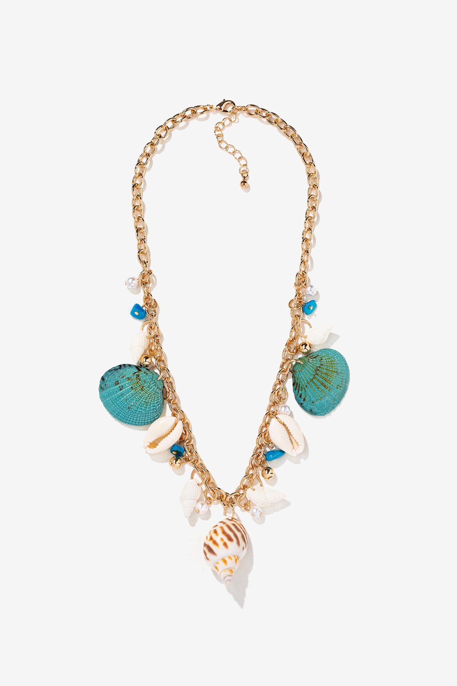 Maxi Necklace with Natural Shells