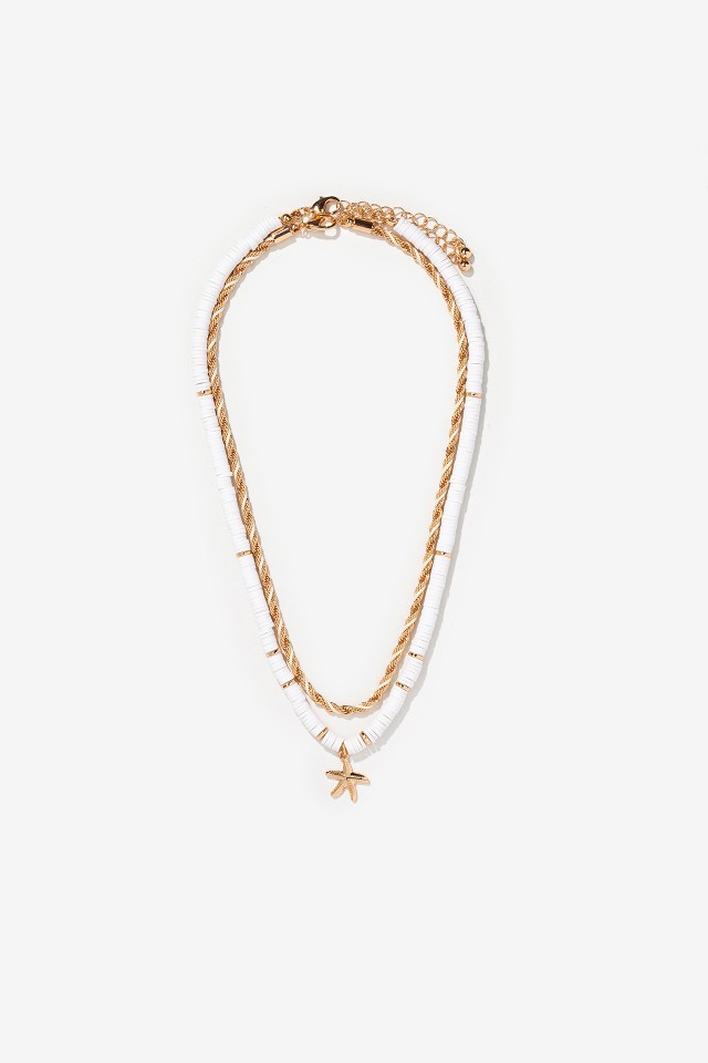 Pack of 2 Starfish Necklaces