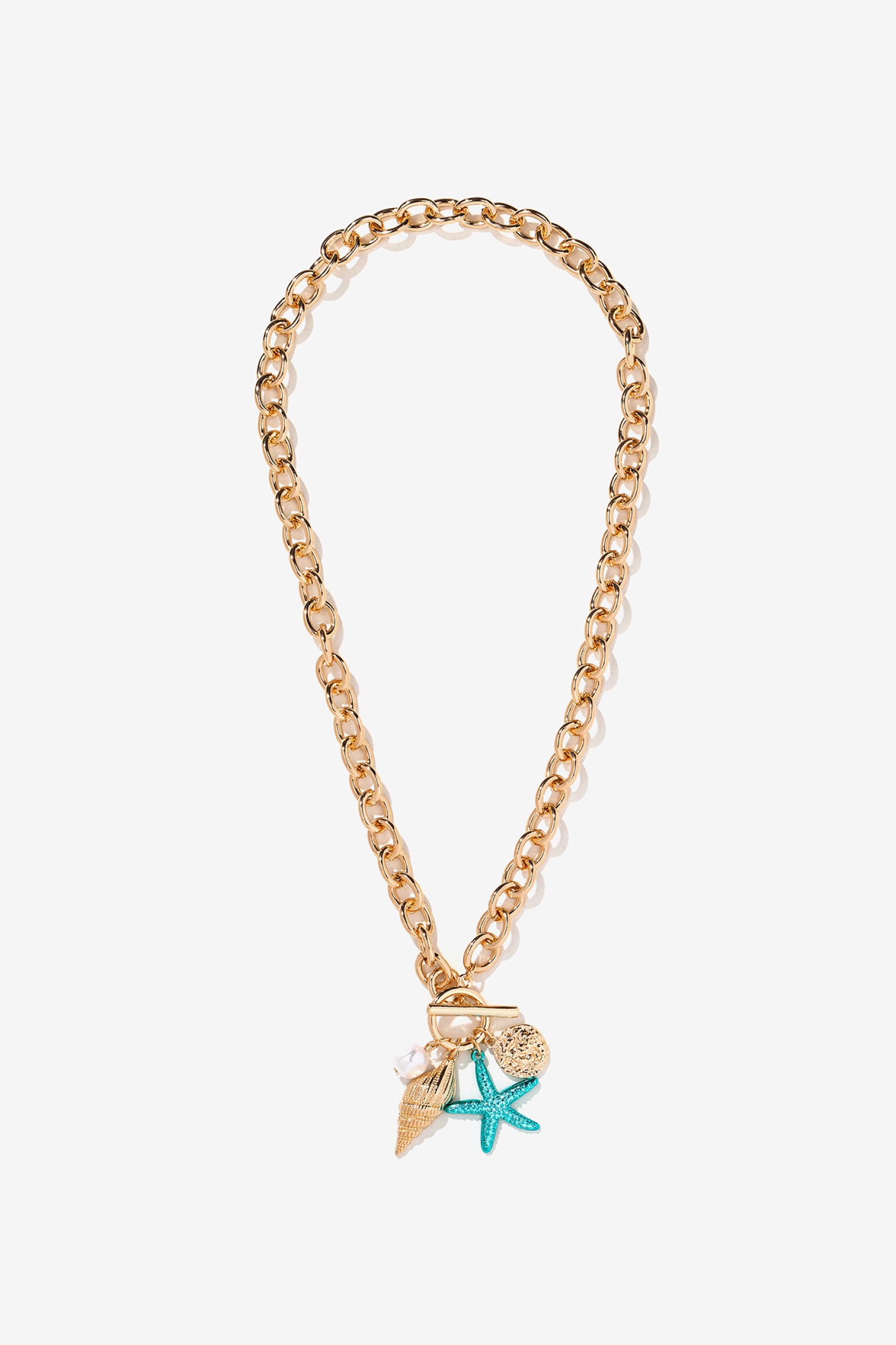 Chain Necklace with Shells