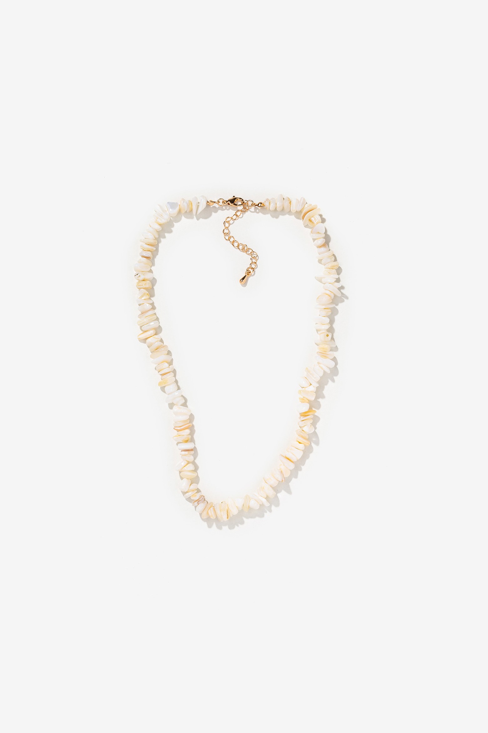Mother-of-Pearl Beaded Necklace