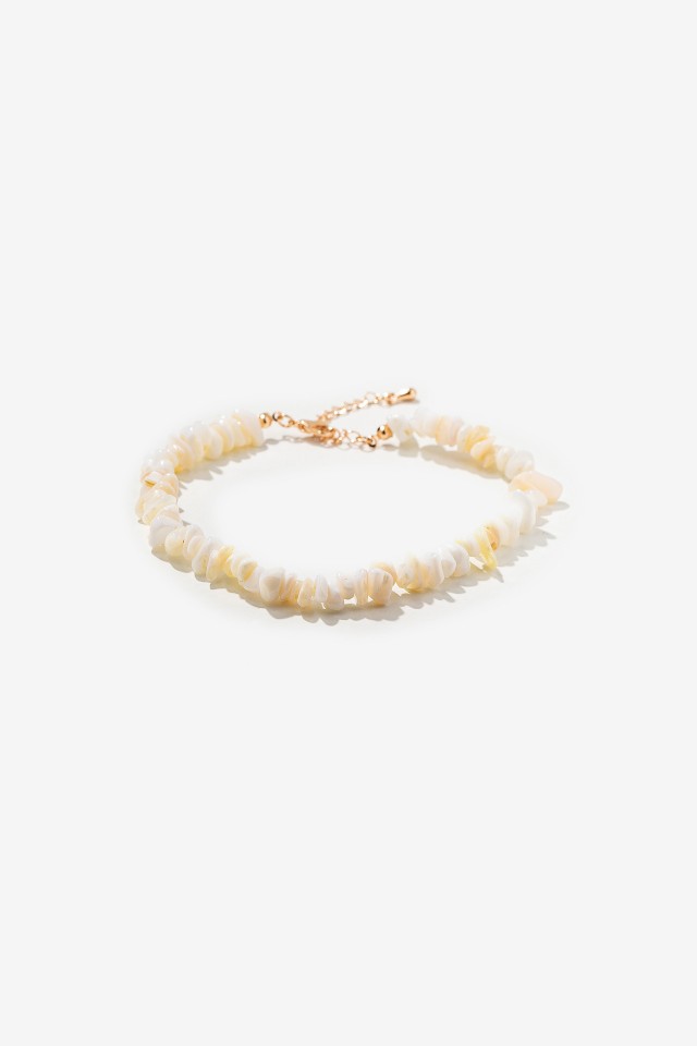 Mother-of-Pearl Foot Bracelet