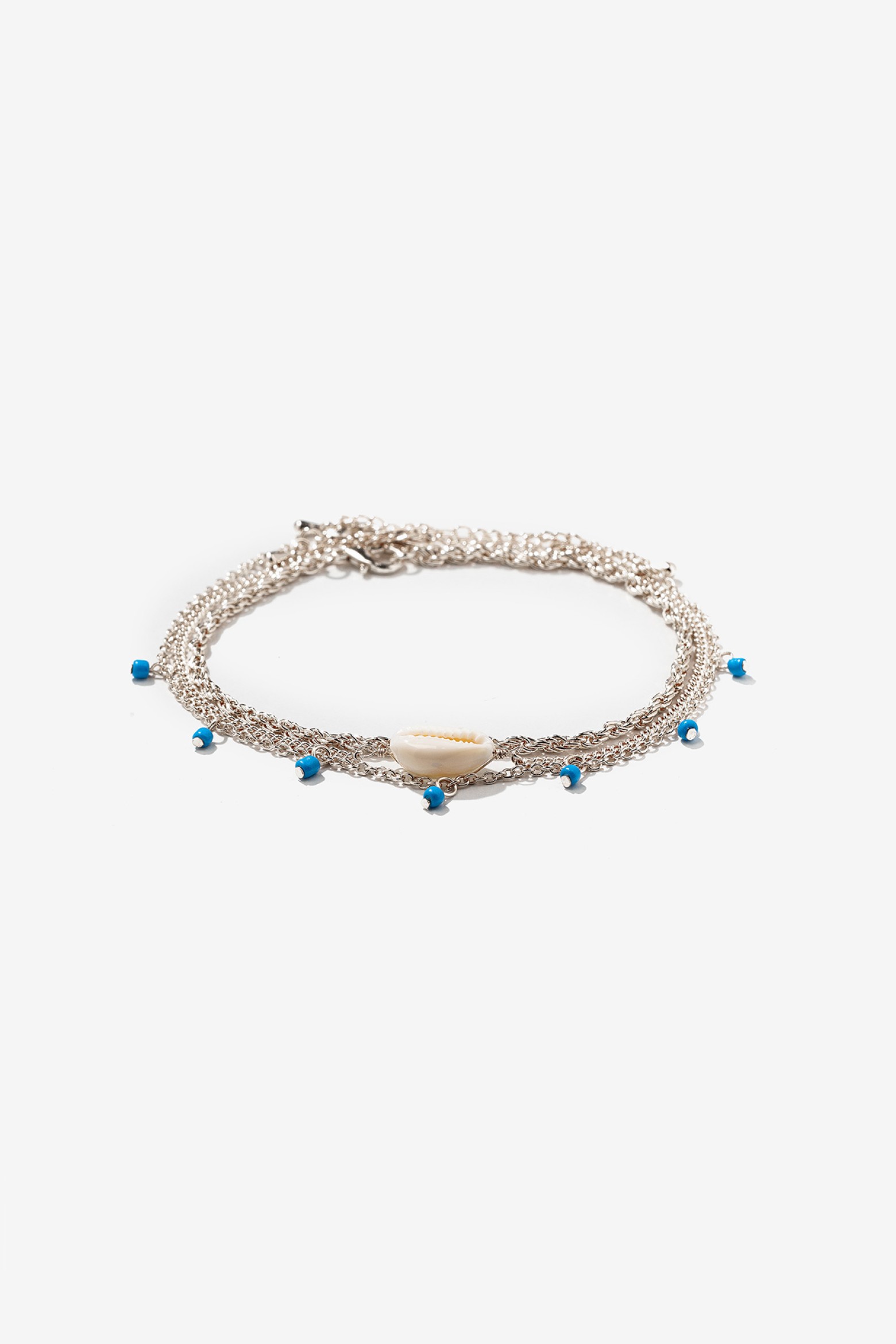 Pack of 3 Foot Bracelets with Shell