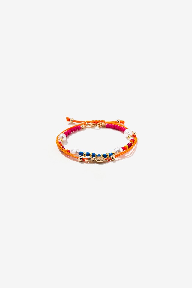 Pack of 2 Pineapple Drop Bracelets