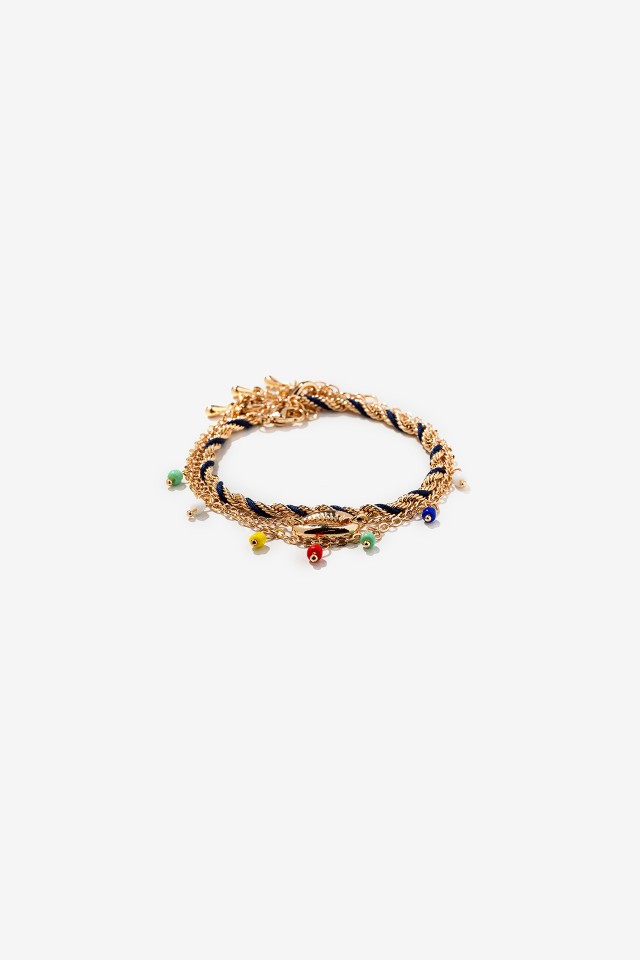 Pack of 3 Metal Shell Bracelets