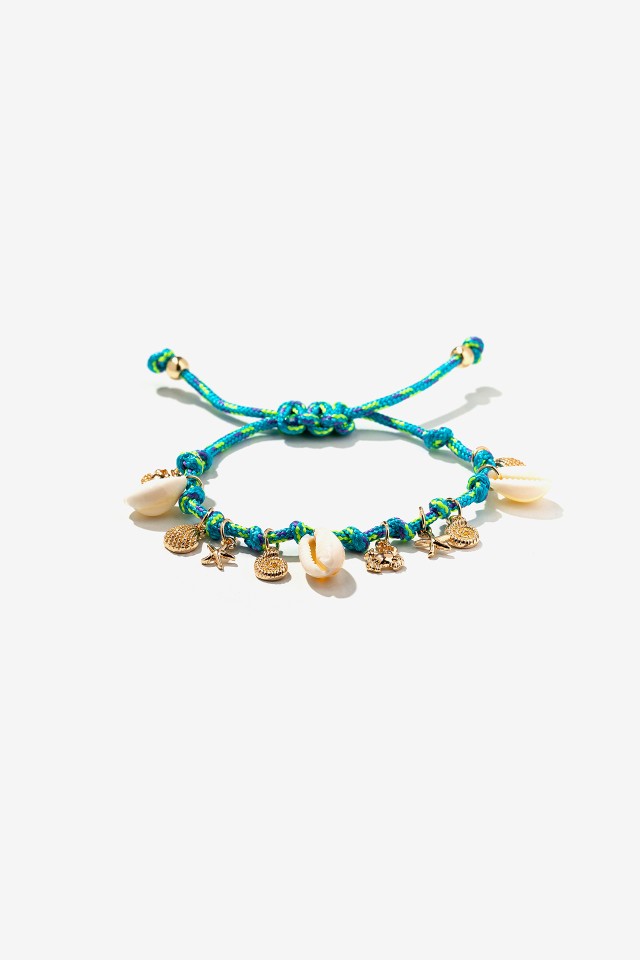 Cord Bracelet with Shells