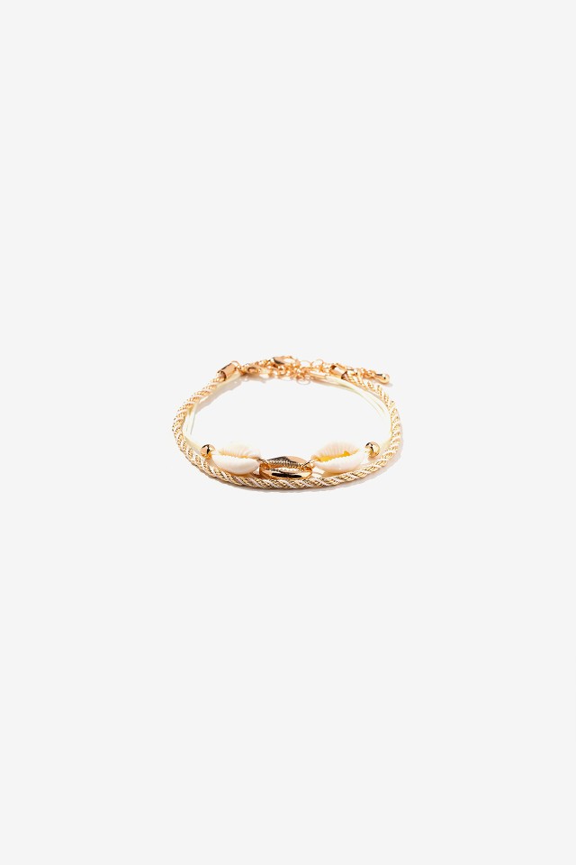 Pack of 2 Bracelets with Natural Shells