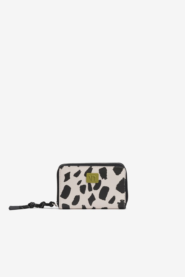Monedero Efecto Nylon Estampado