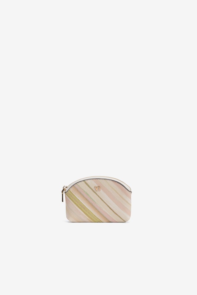 Printed Leather-Effect Pouch