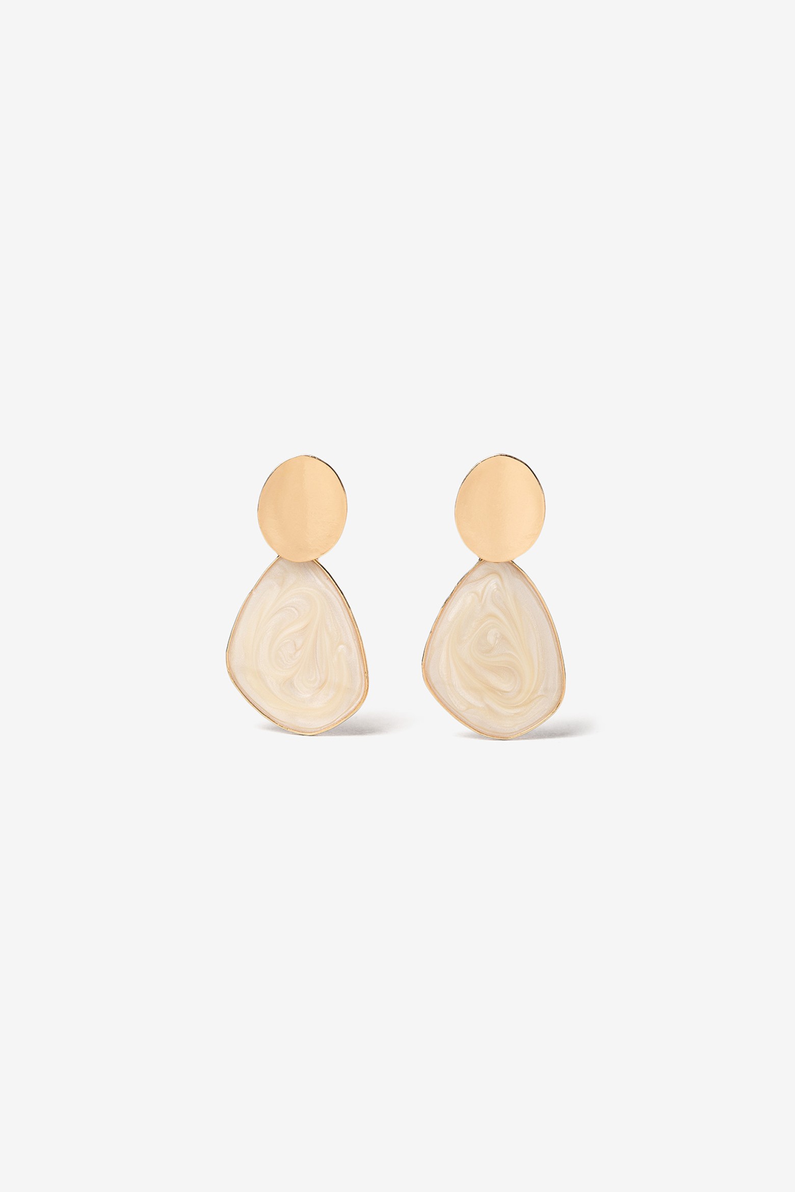 Enamel Drop Earrings