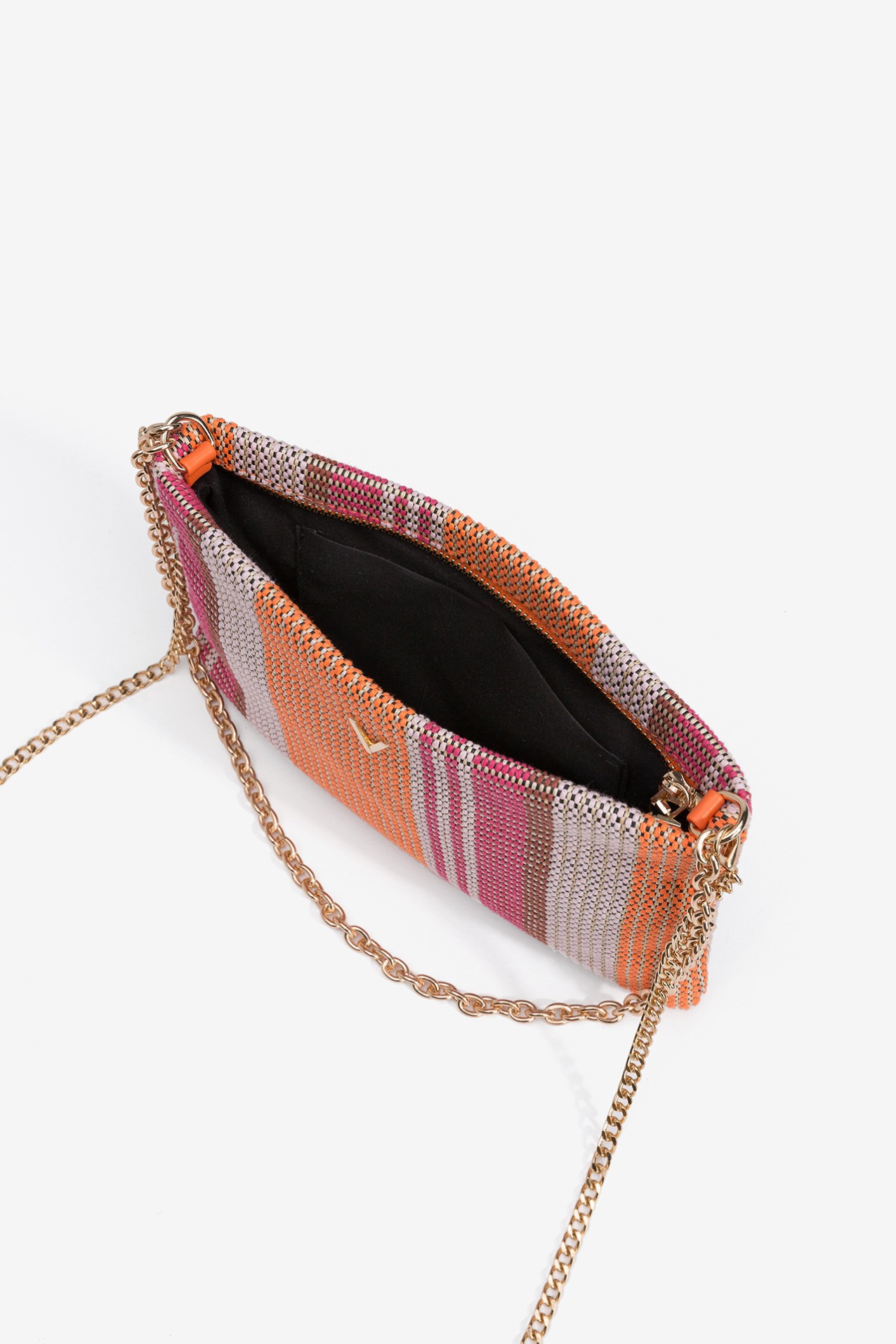 Mala Tiracolo Efeito Pele Perfurada