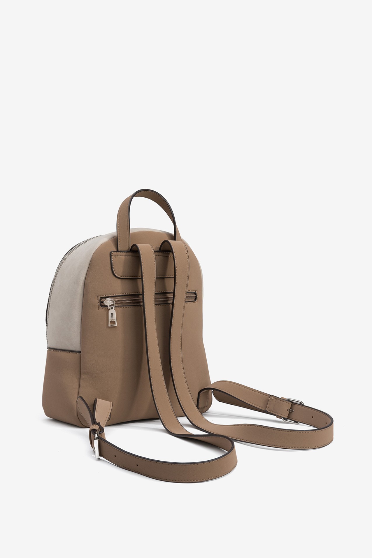 Mochila Efecto Gamuza Bicolor