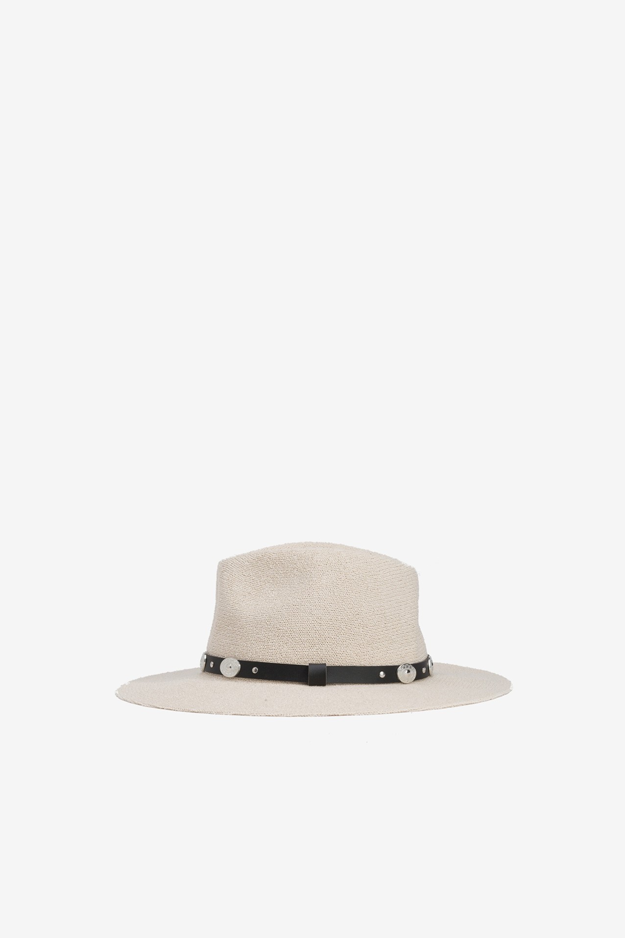 Panama Hat with Metallic Embellishments
