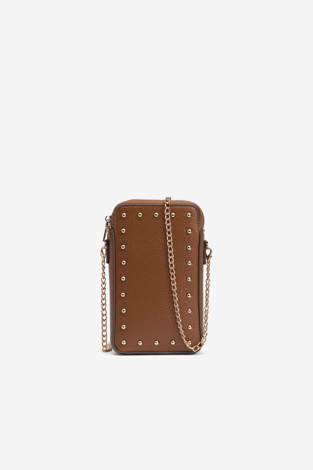 Bolso para Mvil con Apliques Metlicos