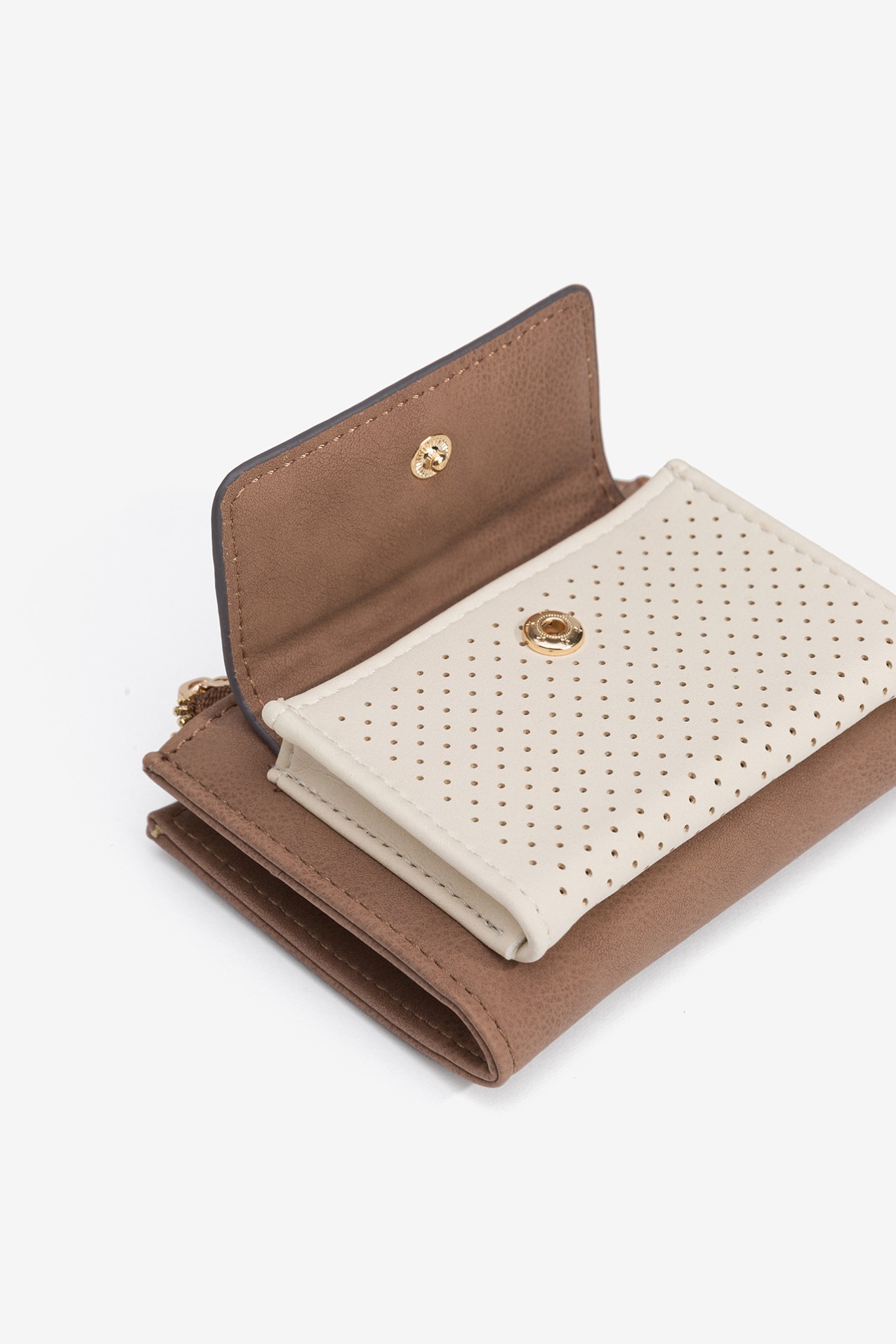 Bicolor Pocket Coin Purse