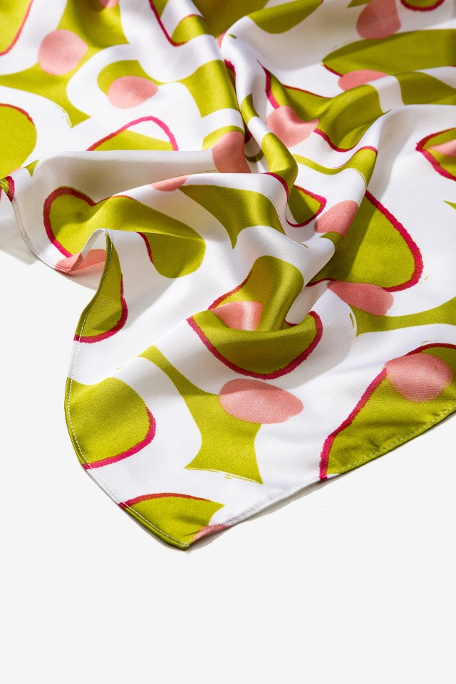 Pañuelo Cuadrado Estampado Pañuelo Cuadrado Estampado