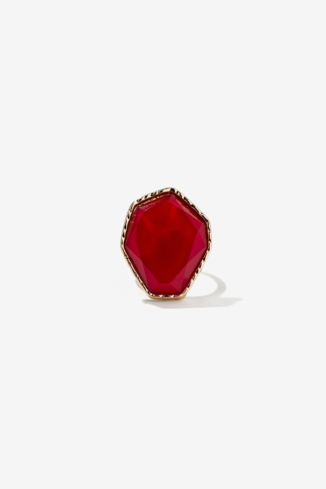 Anillo con Piedra Irregular