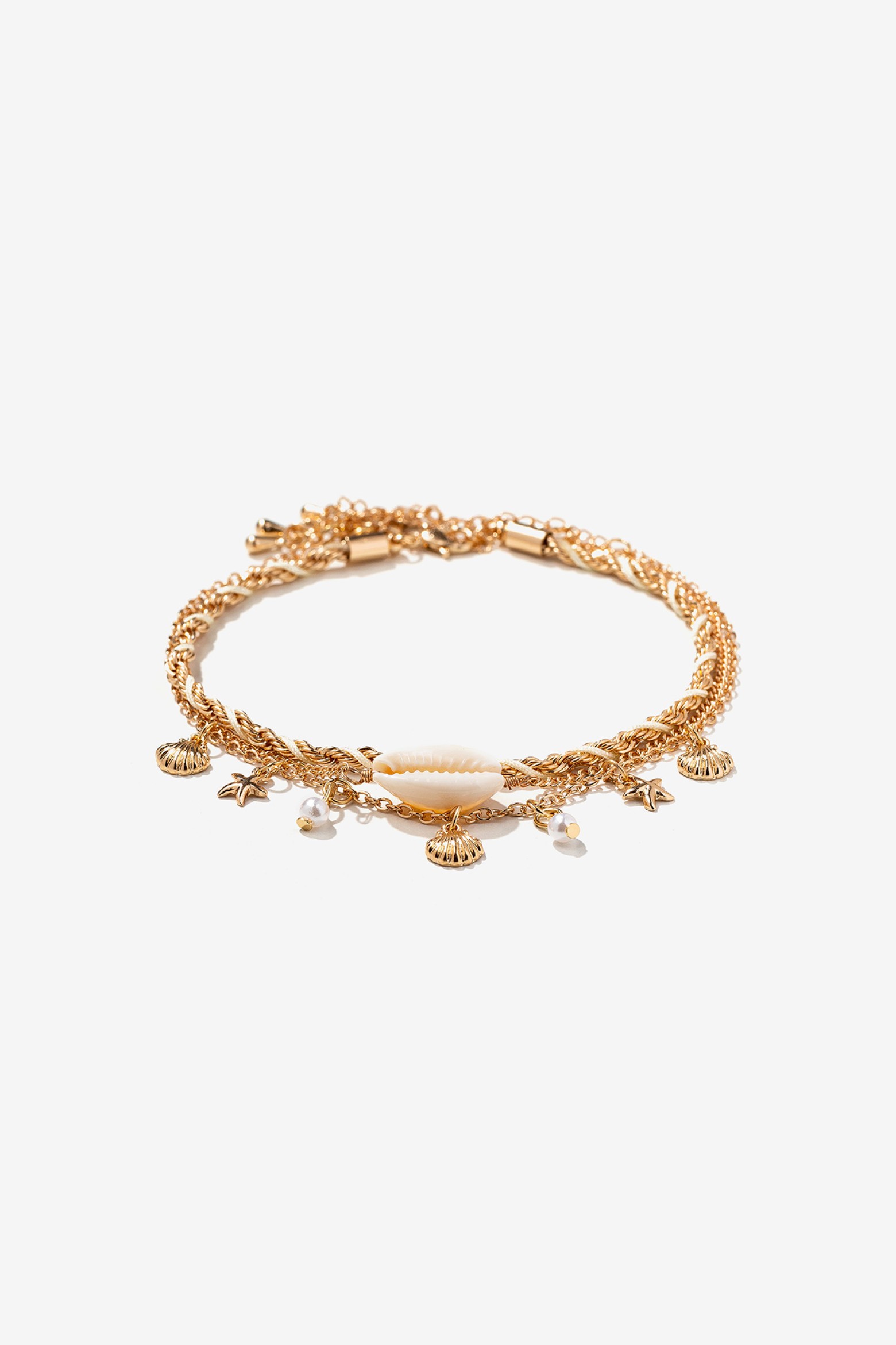 Anklets with Natural Shell