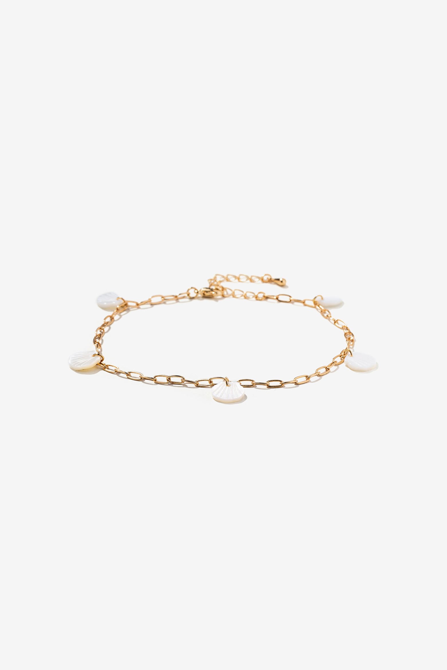 Anklet with Mother-of-Pearl Charms