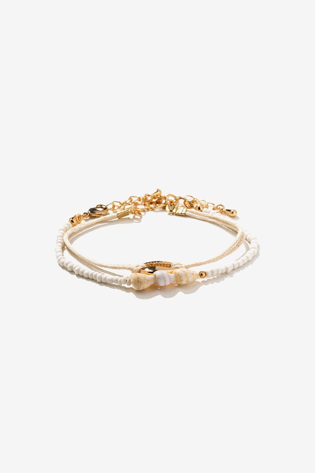 Pack de 2 Pulseras con Conchas Naturales