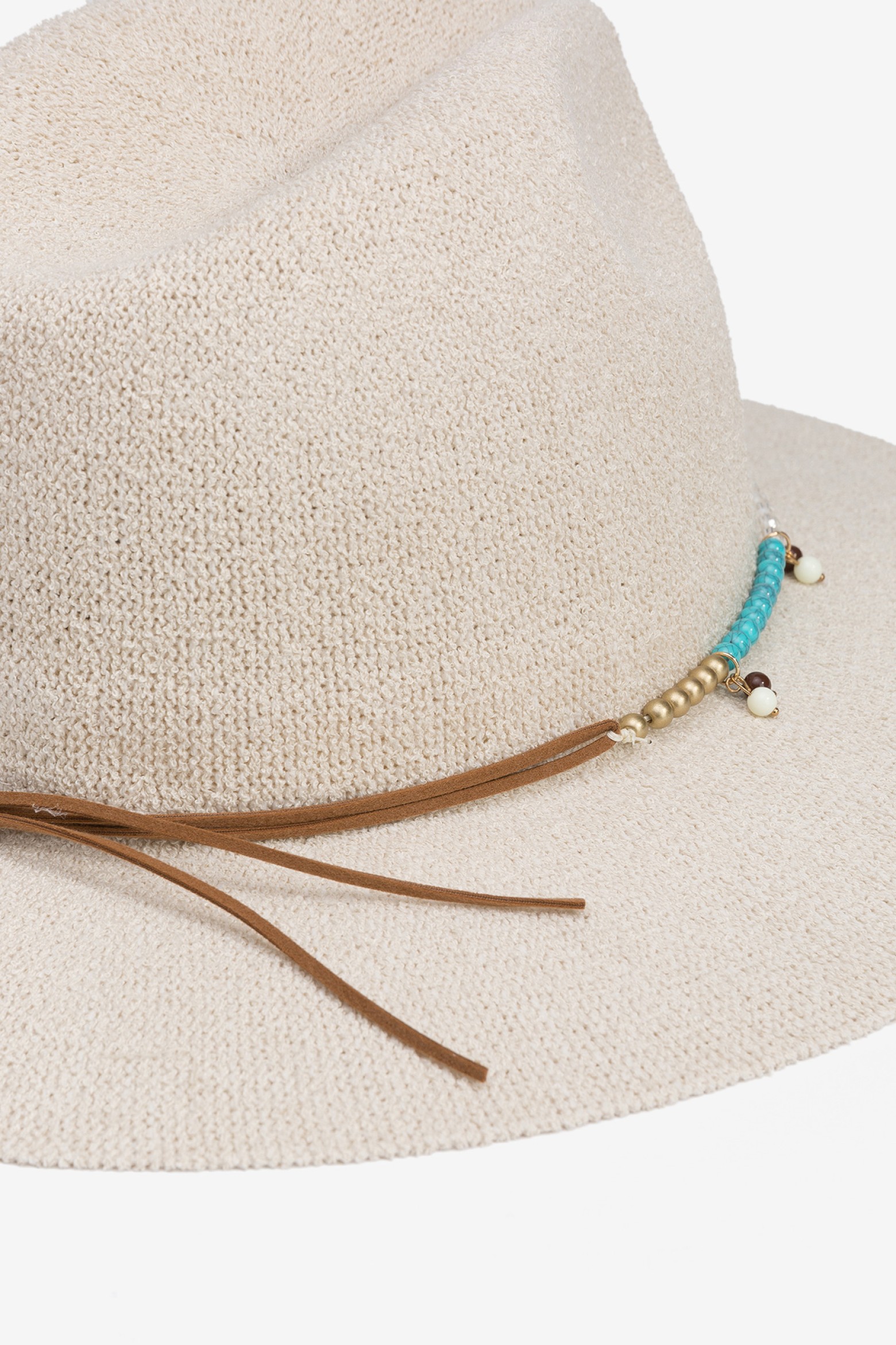 Panama Hat with Beads