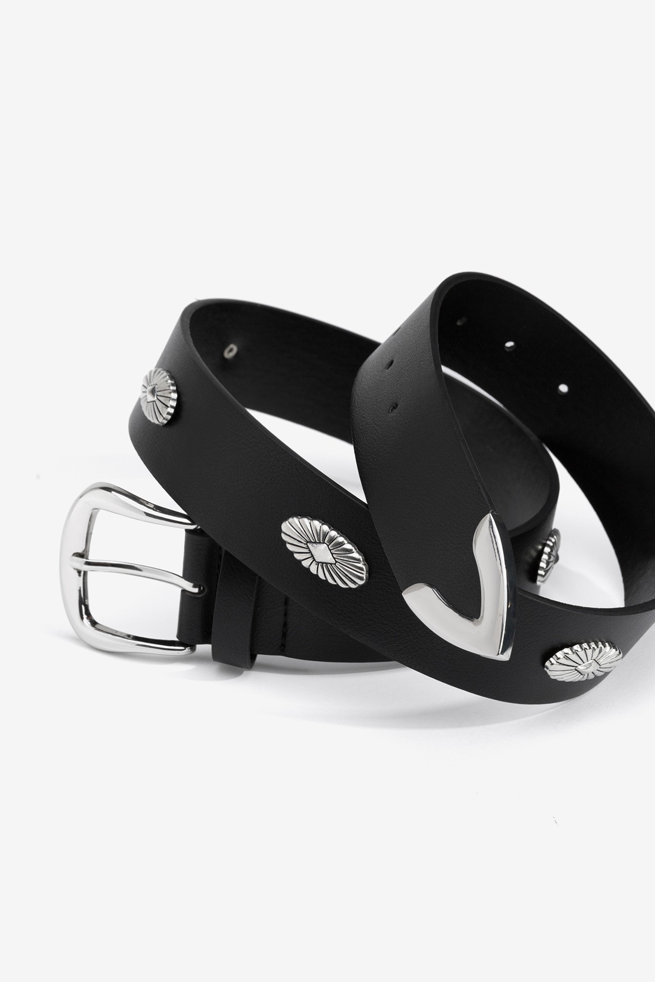 Belt with Metallic Details