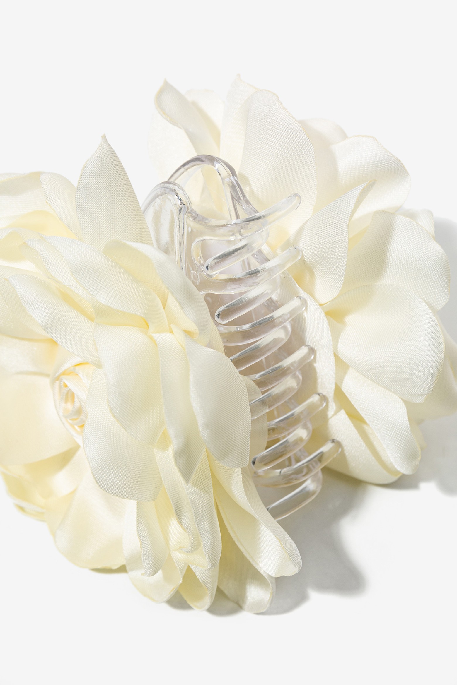 Satin Flower Hair Clip