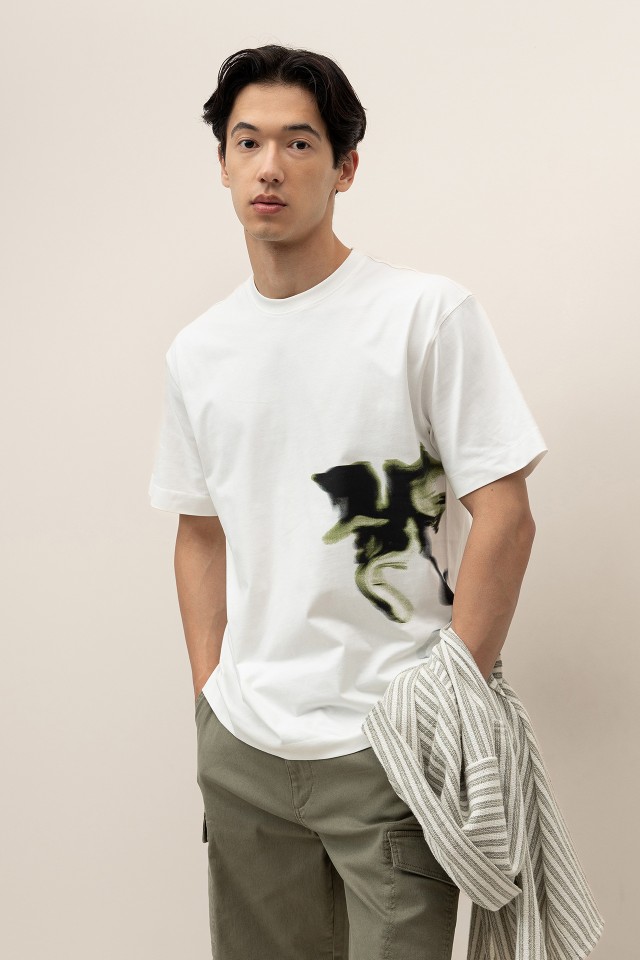 T-Shirt Relaxed Estampada