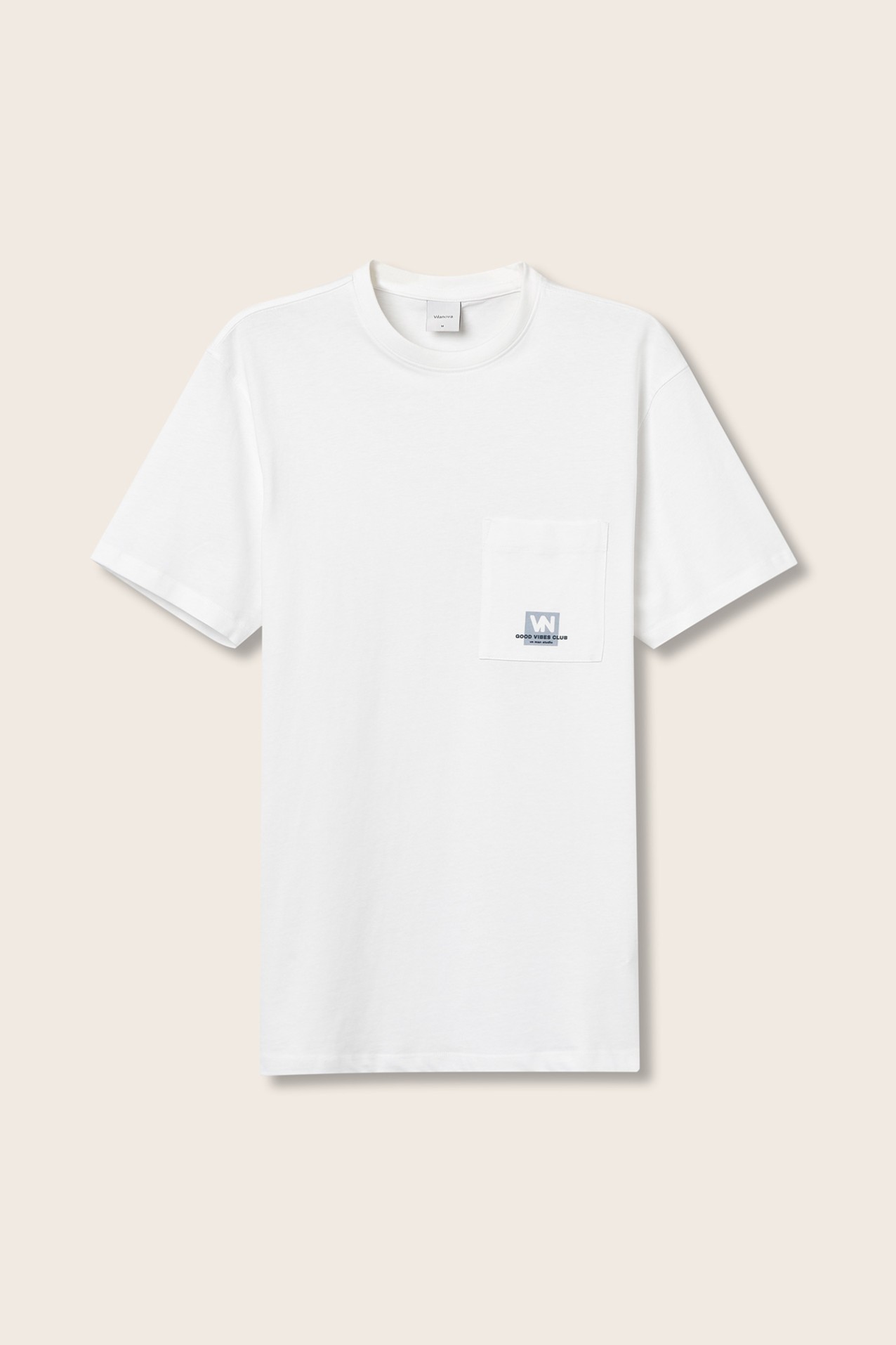 T-Shirt com Bolso Estampado