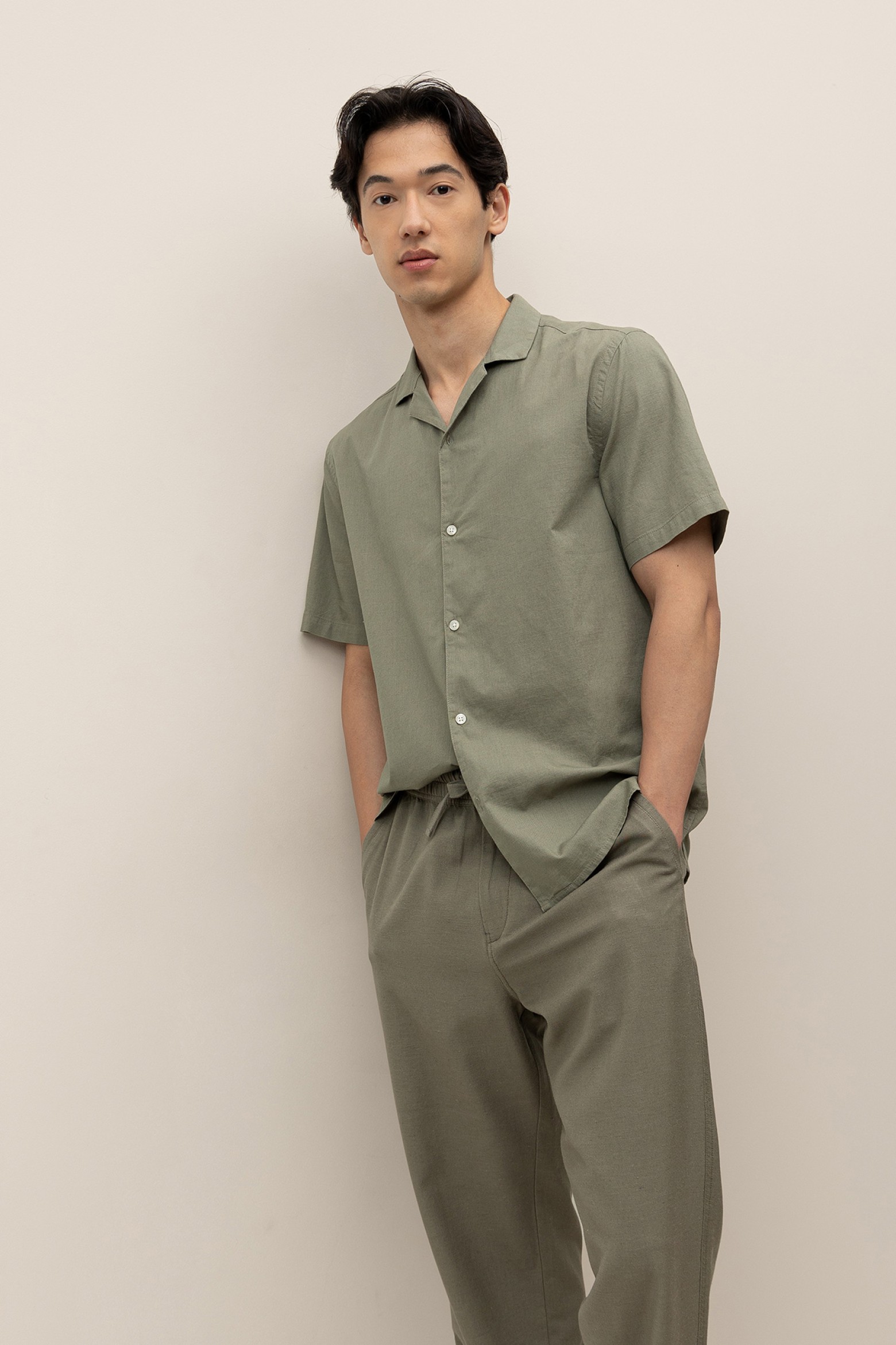 Camisa Relaxed Colarinho Bowling