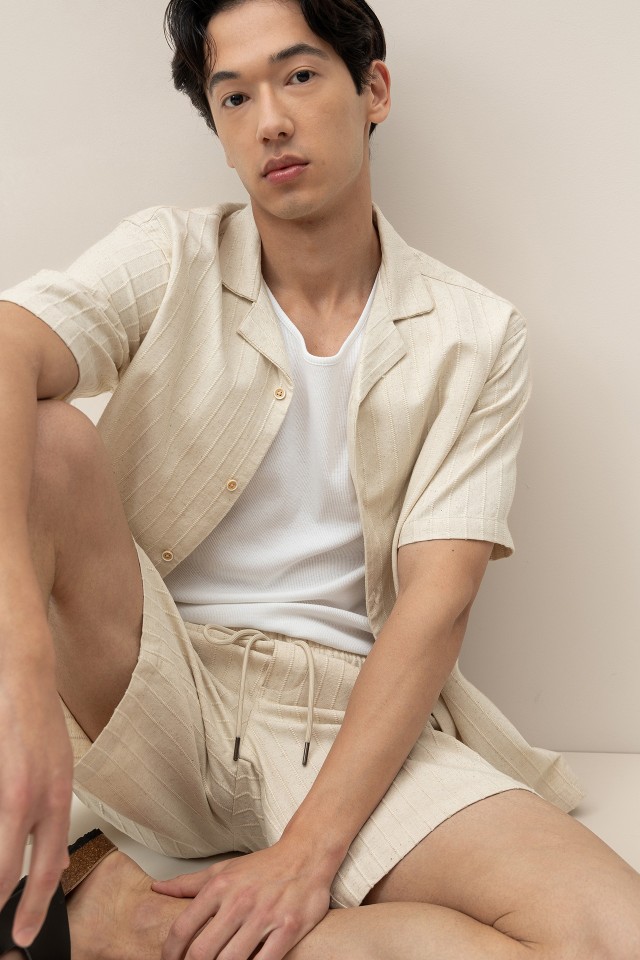Camisa Relaxed com Linho