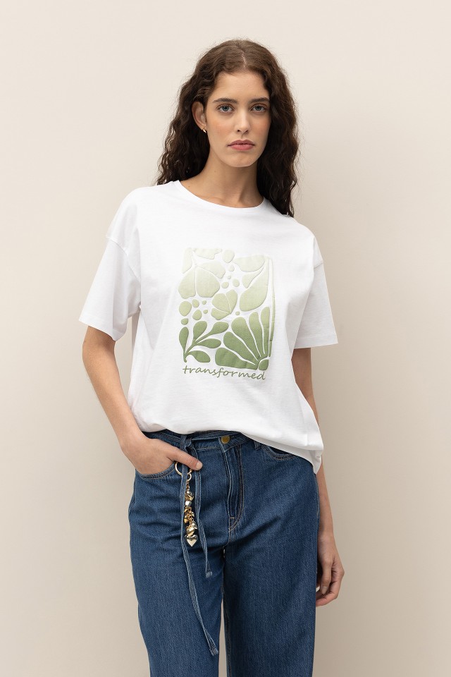 Relaxed T-Shirt with Relief