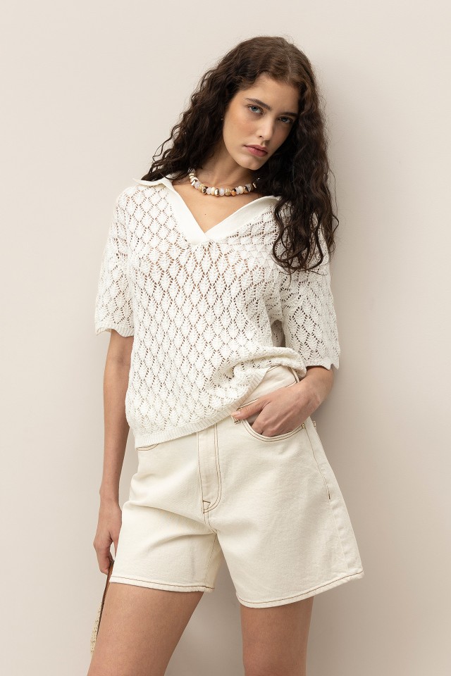 Shorts Regular Fit de Sarga