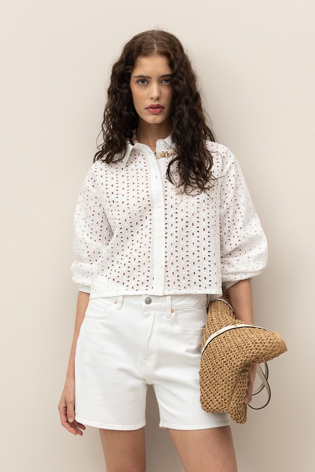 Shorts de Denim Regular Fit