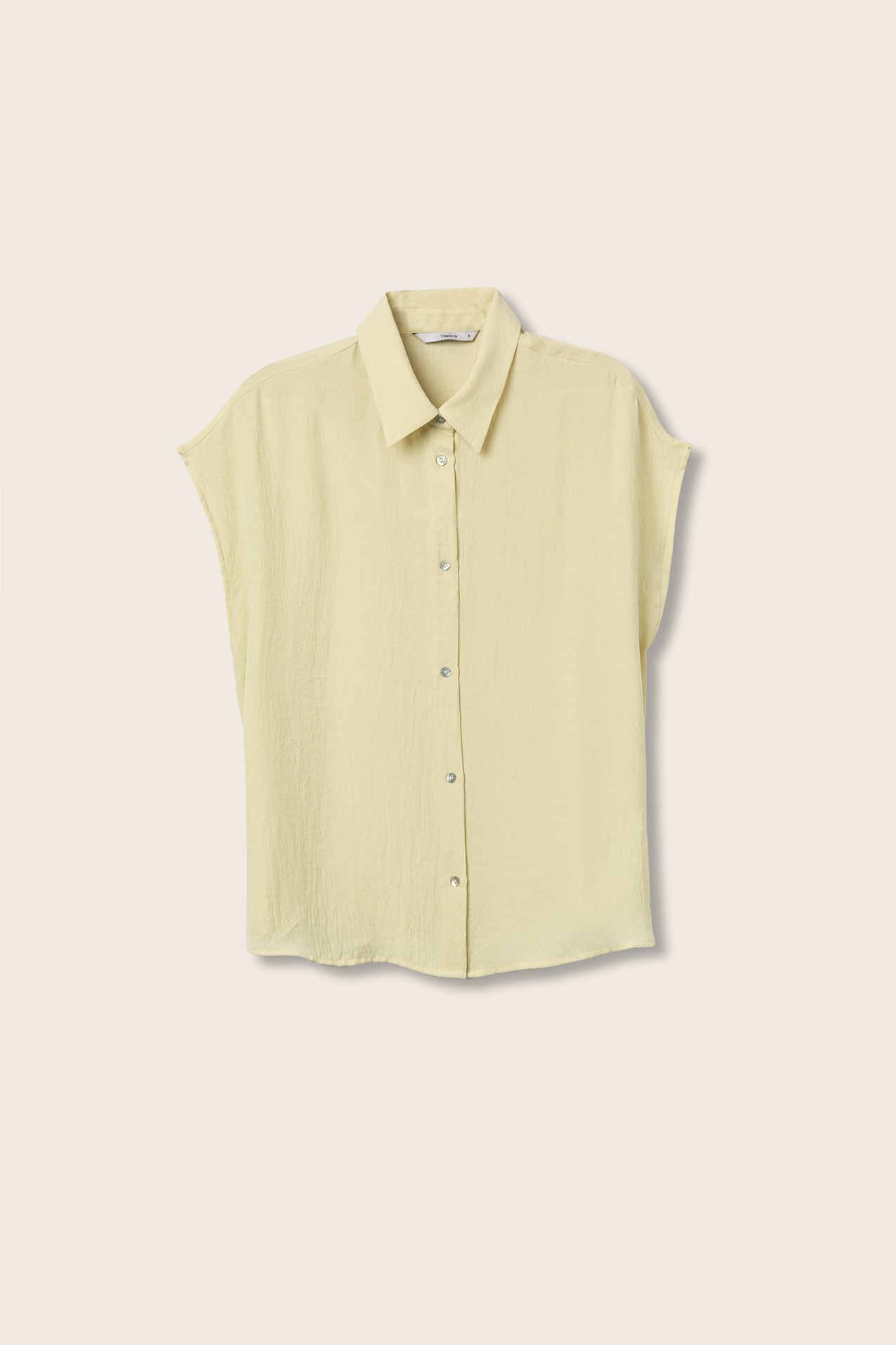 Camisa Relaxed Fit Wrinkled